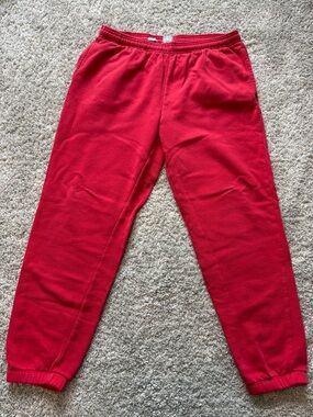 GAP Men’s Red Sweat Pants Size Medium Tall